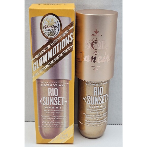 NIB Sol de Janeiro Rio Sunset Glowmotions Glow Body Oil 30mL 1 fl oz - Picture 1 of 3